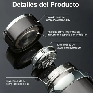 Foto 3 | Foto 3 | Termo Xtellar De Acero Inoxidable Aislado Al Vacío 1000ml