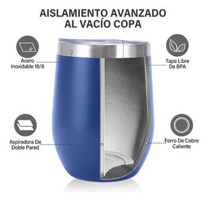 Foto 4 | Foto 4 | Vaso Xtellar Térmico De 12oz Acero Inoxidable De Huevo 4pack