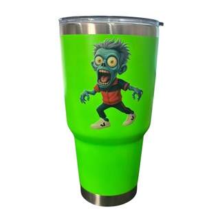 Foto 1 | Foto 1 | Termo De Acero Inoxidable Zombie Macareno Color Verde