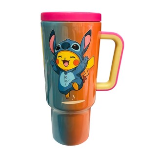 Foto 2 | Foto 2 | Termo De Acero Inoxidable Multicolor De Pikachu 30 Oz
