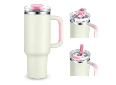 Foto 1 | Foto 1 | Xtellar Vaso Térmico De 40 Oz Acero Inoxidable Con Asa Ergonómica Y Popote Abatible