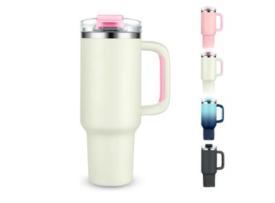 Foto 2 | Foto 2 | Xtellar Vaso Térmico De 40 Oz Acero Inoxidable Con Asa Ergonómica Y Popote Abatible