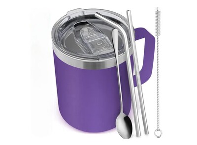 Foto 1 | Foto 1 | Xtellar Vaso Térmico Portátil De Acero Inoxidable 12 Oz Para Café Y Bebidas Frías