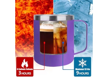 Foto 4 | Foto 4 | Xtellar Vaso Térmico Portátil De Acero Inoxidable 12 Oz Para Café Y Bebidas Frías