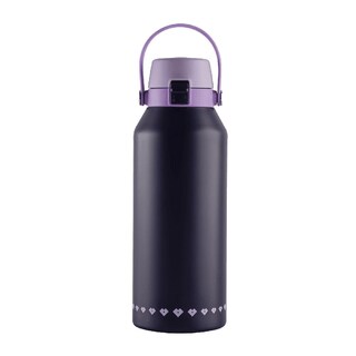 Foto 1 | Foto 1 | Termo Luckyly Liza Morado Lila O Beige De Acero Inoxidable Doble Aislamiento Térmico De 1 Litro Tapa Hermética Con Popote