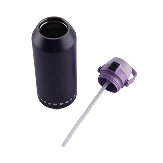 Foto 5 | Foto 5 | Termo Luckyly Liza Morado Lila O Beige De Acero Inoxidable Doble Aislamiento Térmico De 1 Litro Tapa Hermética Con Popote