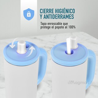 Foto 4 | Foto 4 | Magma Life Termo Flip 40 Oz De Acero Inoxidable Doble Pared Antiderrame Blanco