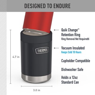 Foto 3 | Foto 3 | Aislador Para Latas De Bebidas Thermos Icon Series 350 Ml De Acero Inoxidable - Venta Internacional.