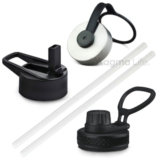 Foto 3 | Foto 3 | Magma Life Termo 40oz Negro Acero Inoxidable Con 3 Tapas Ideal Para Café Y Agua Conserva Temperatura