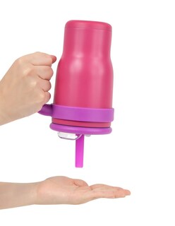 Foto 3 | Foto 3 | Termo Doble Pared Con Popote Rosa Para Niños