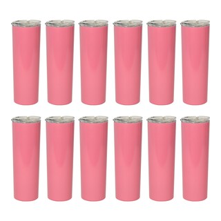 Foto 1 | Foto 1 | Set 12 Vasos Térmicos Ilios Innova de 20 Oz color Cereza Ideales para Bebidas Frías o Calientes