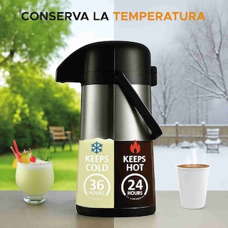 Foto 5 | Foto 5 | Termo Dispensador Térmico Dolcetti 1.9l De Acero Inoxidable Con Asa Y Botón