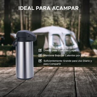 Foto 7 | Foto 7 | Termo Dispensador De Acero Inoxidable Con Interior De Vidrio Dolcatti De 1.9 L Con Botón Despachador