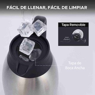 Foto 4 | Foto 4 | Jarra Térmica Dolcetti Carafe 2 L De Acero Inoxidable Con Botón Dispensador