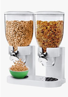Foto 1 | Foto 1 | Dispensador De Cereal Despachador Doble Alimentos Y Semillas Color Blanco