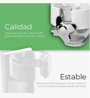 Foto 5 | Foto 5 | Dispensador De Cereal Despachador Doble Alimentos Y Semillas Color Blanco