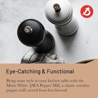 Foto 3 | Foto 3 | Pepper Mill De Buyer Java Acero Inoxidable Blanco Mate 21 Cm - Venta Internacional.