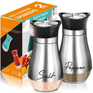 Foto 1 | Foto 1 | Salero Y Pimentero Arrozon Glass, 120 Ml, Acero Inoxidable - Venta Internacional.