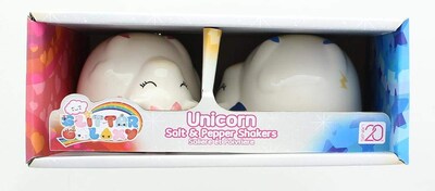 Foto 3 | Foto 3 | Set Salero Y Pimentero Con Purpurina Galaxy Unicorn Seven20 - Venta Internacional.