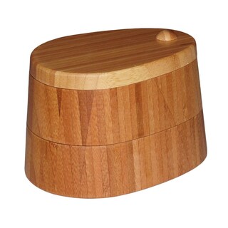 Foto 2 | Foto 2 | Totally Bamboo Especiero Doble De Bambú Con Tapa Magnética