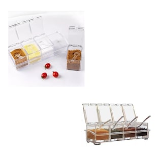 Foto 3 | Foto 3 | Especiero Moderno Organizador Cocina Condimentos Multiusos Belug, Transparente
