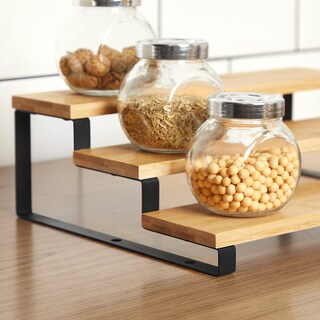 Foto 4 | Foto 4 | Organizador Spice Rack Songmics De Bambú Con 3 Niveles Para Magdalenas - Venta Internacional.