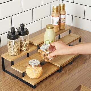 Foto 5 | Foto 5 | Organizador Spice Rack Songmics De Bambú Con 3 Niveles Para Magdalenas - Venta Internacional.