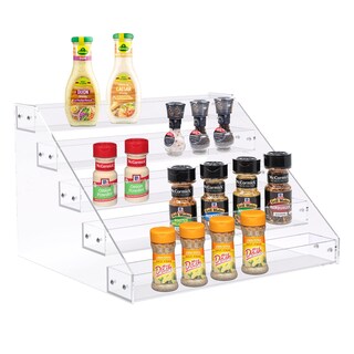 Foto 2 | Foto 2 | Organizador De Condimentos Escalonado Spice Rack Pmmasto, Acrílico - Venta Internacional.