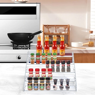Foto 3 | Foto 3 | Organizador De Condimentos Escalonado Spice Rack Pmmasto, Acrílico - Venta Internacional.