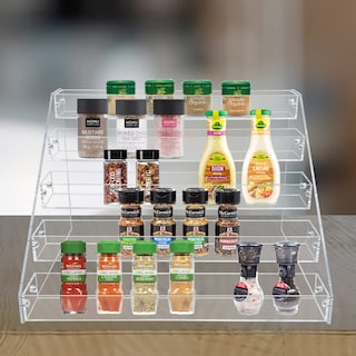 Foto 7 | Foto 7 | Organizador De Condimentos Escalonado Spice Rack Pmmasto, Acrílico - Venta Internacional.
