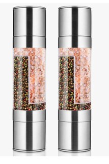 Foto 1 | Foto 1 | Molinillo Doble Cabeza Sal Pimienta Manual Moledor 2 Piezas