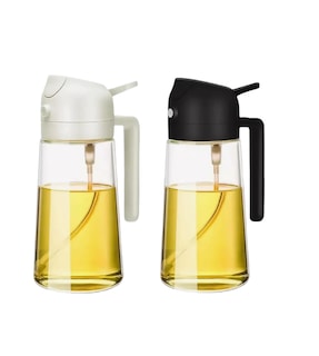Foto 1 | Foto 1 | 2 Dispensador Botellas Para Aceite 2en1 470ml Negro + Blanco