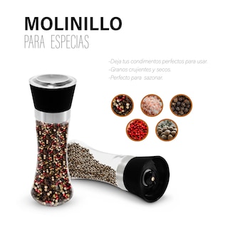 Foto 6 | Foto 6 | Molinillo de Especias Andromeda Inc 2 Piezas