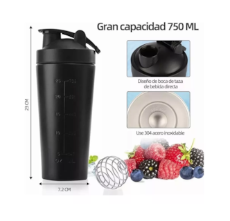 Foto 4 | Foto 4 | Vaso Shaker de Acero Inoxidable Negro