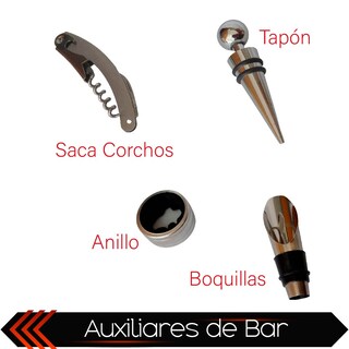 Foto 3 | Foto 3 | Set De Vino Juego 4 De Accesorios Para Vino En Caja Para Botella CHIC FANTASY