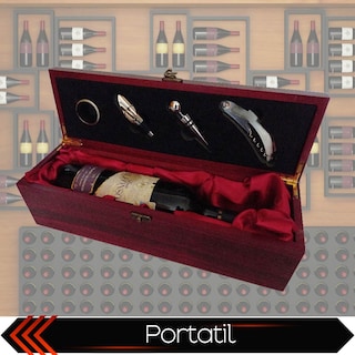 Foto 6 | Foto 6 | Set De Vino Juego 4 De Accesorios Para Vino En Caja Para Botella CHIC FANTASY