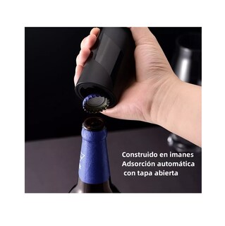 Foto 3 | Foto 3 | Destapador De Cerveza Abrebotella Ideal Portátil Negro