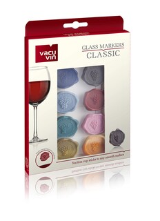 Foto 4 | Foto 4 | Juego De 8 Marcadores Vacu Vin Classic Para Vasos De Uva - Venta Internacional.