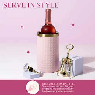 Foto 4 | Foto 4 | Set Enfriador De Botellas De Vino Paris Hilton Con Aislamiento De Doble Pared - Venta Internacional.