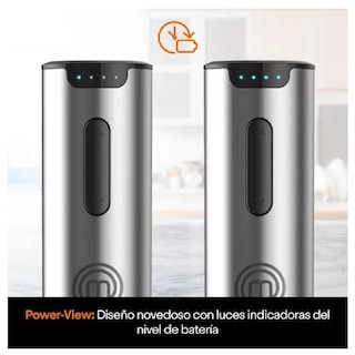 Foto 3 | Foto 3 | Descorchador Eléctrico Recargable Plateado