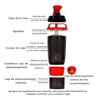 Foto 3 | Foto 3 | Vaso Xtellar Mezclador Multifuncional Para Deportes Fitness