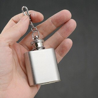 Foto 1 | Foto 1 | Llavero Pequeño Flask Huoguo De Acero Inoxidable 304 Con Bolsa - Venta Internacional.
