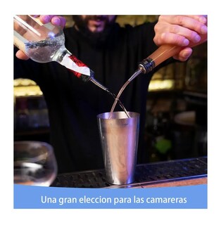 Foto 2 | Foto 2 | 24 Piezas Dosificador De Botellas Unidades Acero Inoxidable Bar