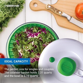 Foto 3 | Foto 3 | Salad Spinner Farberware Professional Pump 3 L, Color Verde - Venta Internacional.