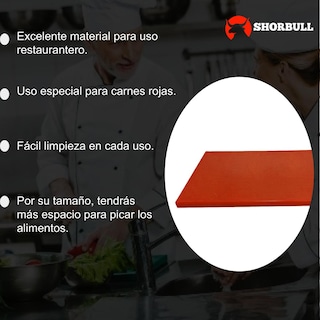 Foto 4 | Foto 4 | Tabla para Picar Shorbull color Rojo