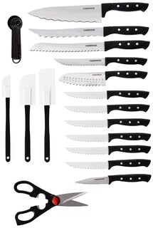 Foto 2 | Foto 2 | Juego De Bloques De Cuchillos Farberware De Acero Con Alto Contenido De Carbono, 22 Piezas - Venta Internacional.