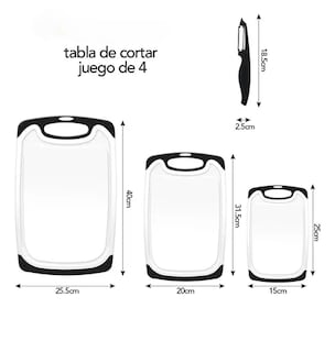 Foto 2 | Foto 2 | Set Premium De 4 Tablas Xtellar Para Picar Alimentos En Cocina