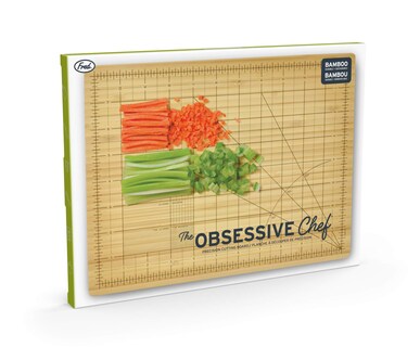 Foto 6 | Foto 6 | Tabla De Cortar Genuina Fred The Obsessive Chef Bamboo - Venta Internacional.