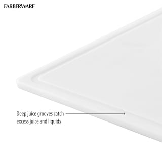Foto 5 | Foto 5 | Tabla De Cortar Farberware De Plástico Extragrande, 15 X 20 Pulgadas, Blanca - Venta Internacional.