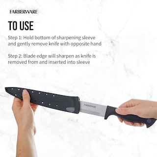 Foto 5 | Foto 5 | Cuchillo Para Rebanar Farberware Edgekeeper De 20 Cm De Alto, Acero Inoxidable - Venta Internacional.